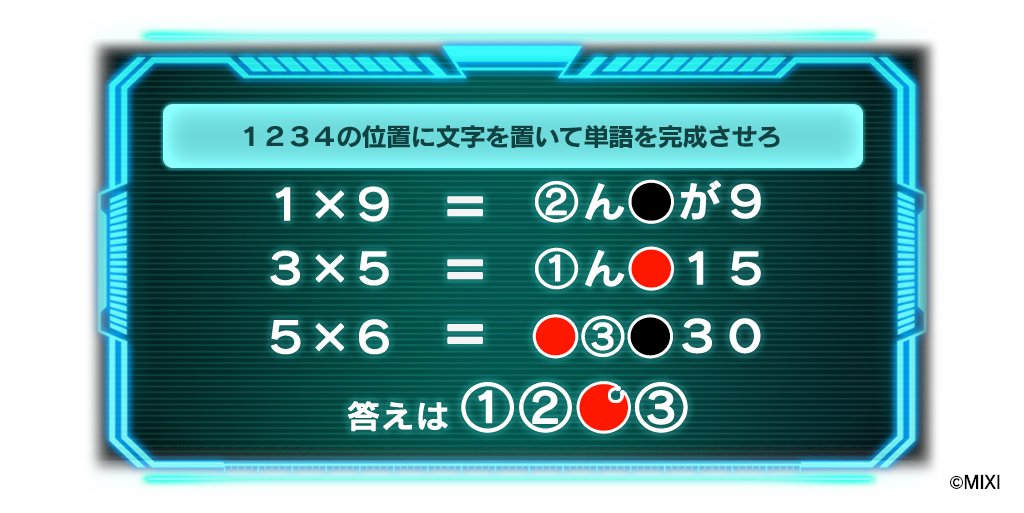 🔎#ミリコド1日1ナゾ投稿⌛️

これは、懐かしの九九じゃないか！唱えてください。
今日のナゾはこちら👇
解けたら返信で回答よろしくお願いいたします！

#ミリコド #謎解き