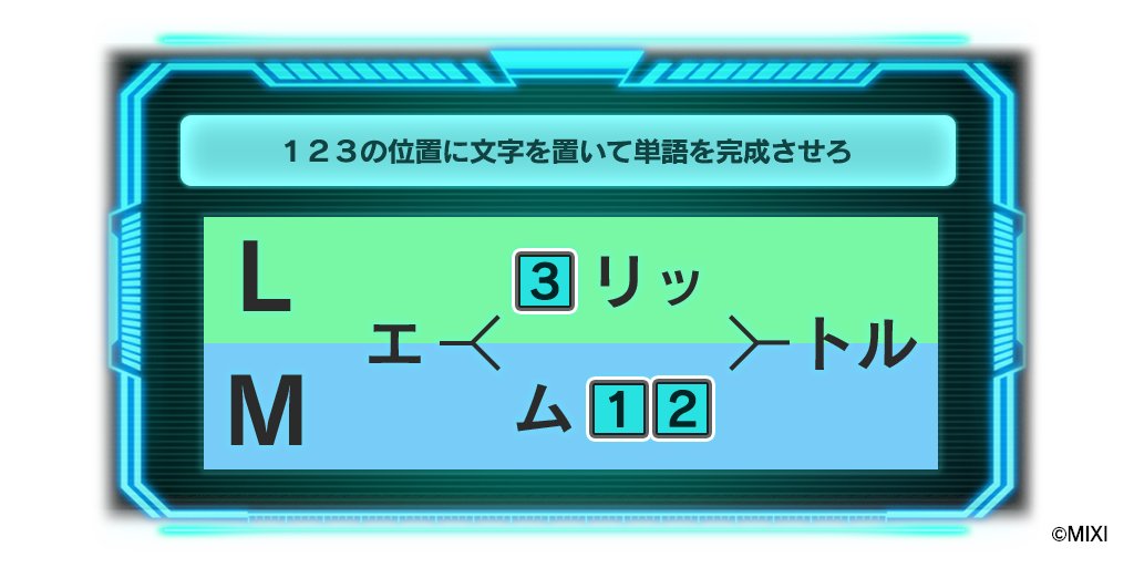 🔎#ミリコド1日1ナゾ投稿⌛️

謎解き力が結構ついてきたような？
今日のナゾはこちら👇
解けたら返信で回答お待ちしてます。

#ミリコド #謎解き