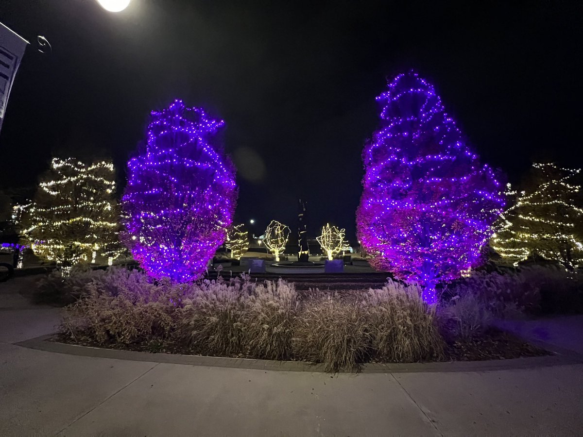 JHF_Center's tweet photo. Peace Be Still... the purple is in memory of our Board Members Ruth Nelson and Steve Turnbo. https://t.co/yhXbIQIOXM
