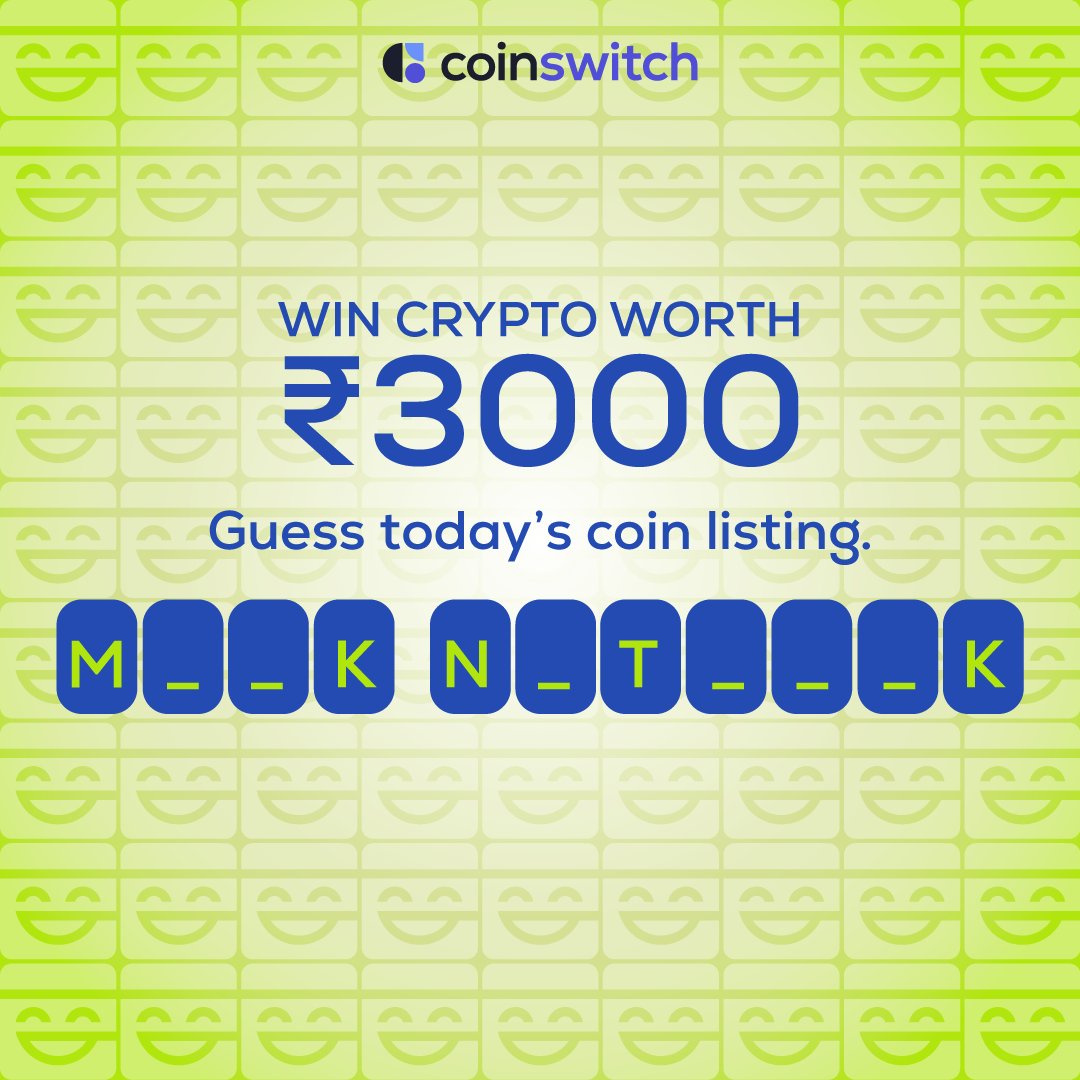 Hint: this protocol allows its users to send encrypted messages over Twitter and Facebook.

🎁6 Lucky Winners get crypto worth INR 500 each.
⏲️Contest ends at 4PM today.