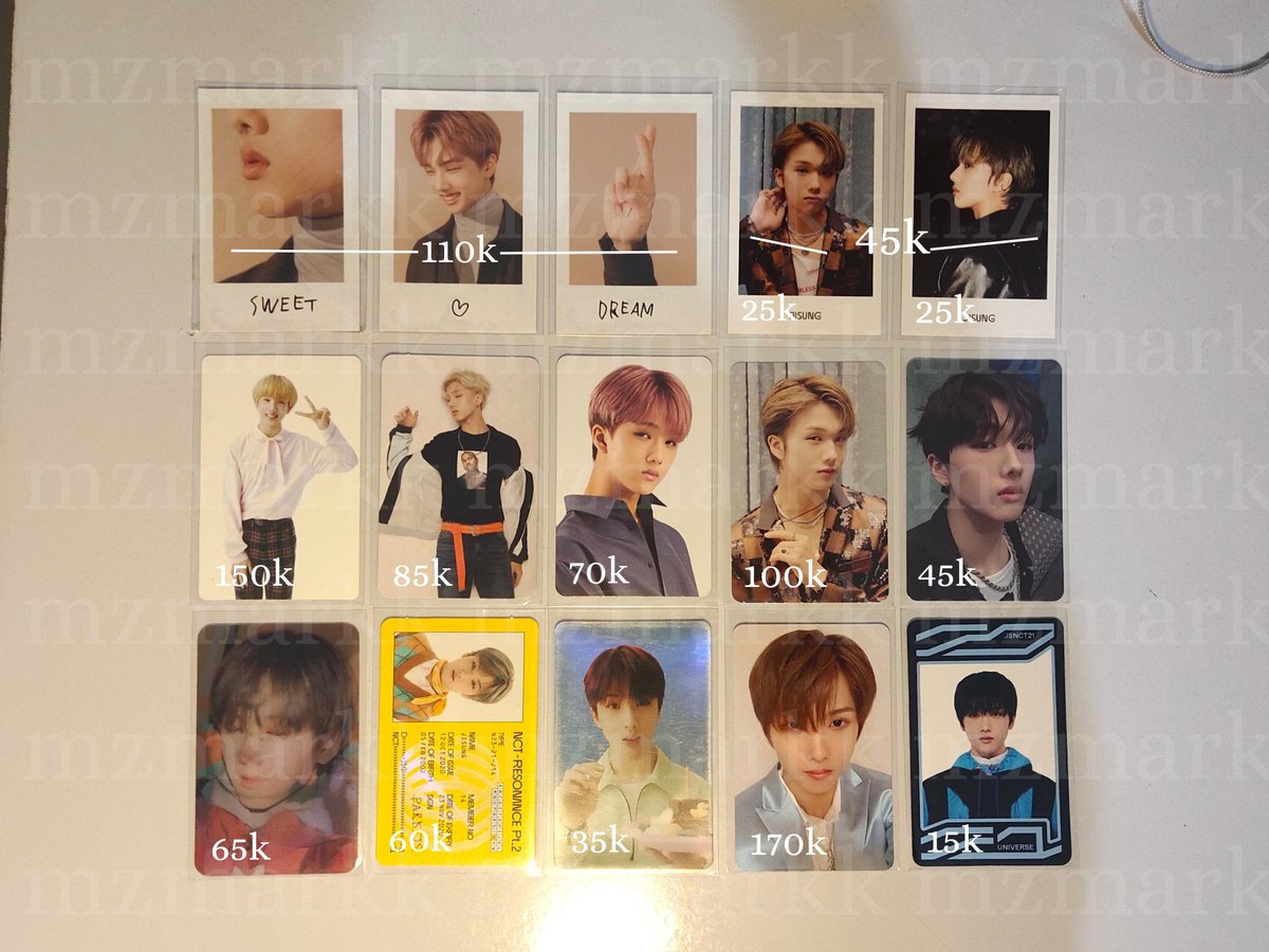 wts. want to sell
( help rt )

• aab jisung
pola set sg20
pola work it (2)
cheerevent
fanparty spring 
fortune card a tds
work it smartphone deco
universe jewel
lenti resonance pt2
id card reso pt2
holo sg21 aladdin 
hot summer beyond live
universe jewel

📍jabar
~ dm for detail