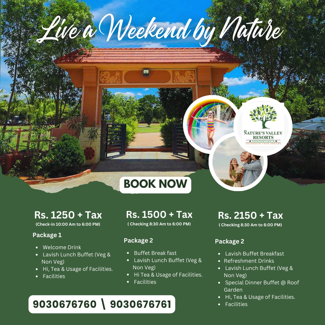 'Discover the perfect blend of luxury and affordability at Siri Nature's Valley. Book your serene escape with us and indulge in nature's embrace without breaking the bank. Unwind in comfort without compromising on price.' #AffordableGetaways #NatureRetreatDeals #SiriPackages