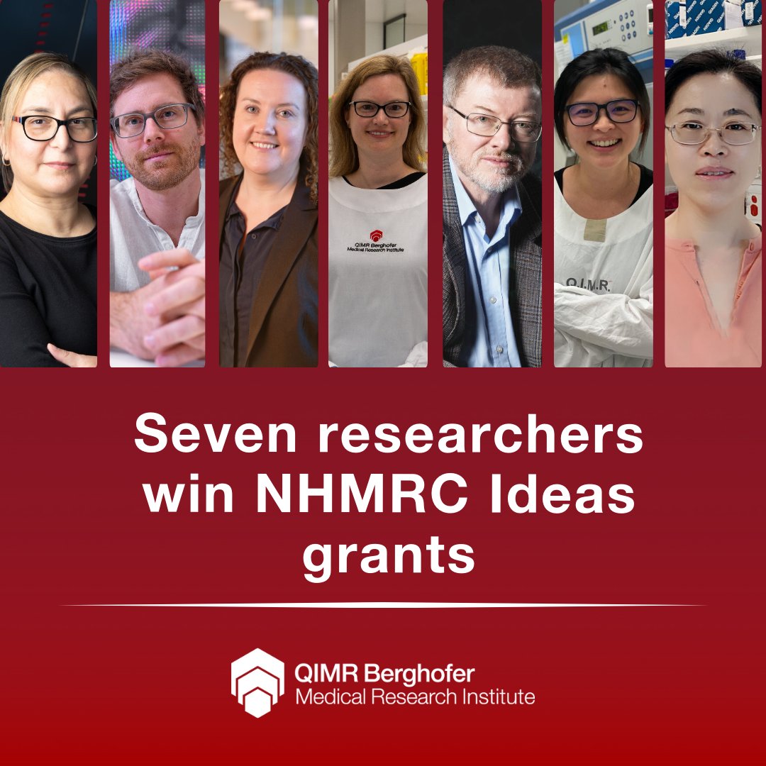 QIMR Berghofer (@qimrb_institute) on Twitter photo Seven QIMR Berghofer researchers have been awarded prestigious <a href="/nhmrc/">NHMRC</a> Ideas grants, announced by federal Health Minister <a href="/Mark_Butler_MP/">Mark Butler MP</a> today.
<a href="/healthgovau/">Australian Dept of Health, Disability and Ageing</a>
<a href="/FabienneMackay/">Fabienne Mackay</a>
<a href="/VareliasAntiopi/">Antiopi Varelias</a>
@LucaCocchi78
<a href="/kgartlan/">Kate Gartlan</a>
<a href="/cbruedigam/">Claudia Bruedigam</a> Seven QIMR Berghofer researchers have been awarded prestigious <a href="/nhmrc/">NHMRC</a> Ideas grants, announced by federal Health Minister <a href="/Mark_Butler_MP/">Mark Butler MP</a> today.
<a href="/healthgovau/">Australian Dept of Health, Disability and Ageing</a>
<a href="/FabienneMackay/">Fabienne Mackay</a>
<a href="/VareliasAntiopi/">Antiopi Varelias</a>
@LucaCocchi78
<a href="/kgartlan/">Kate Gartlan</a>
<a href="/cbruedigam/">Claudia Bruedigam</a>