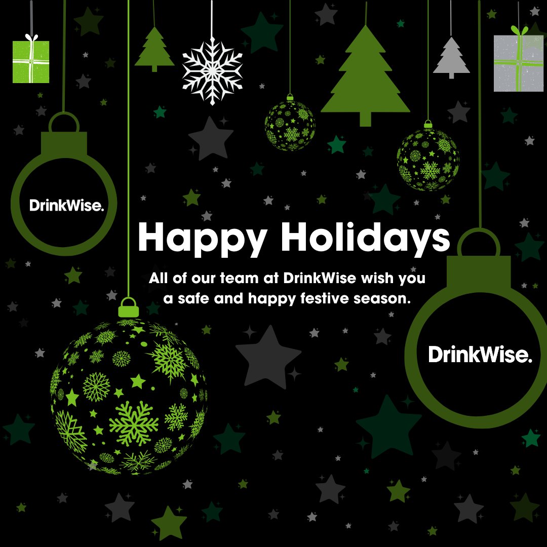 Merry Christmas from the DrinkWise team! We hope your day is filled with good cheer and delicious treats. If you're choosing to drink this Christmas remember to do so in moderation and to look after your family and friends.