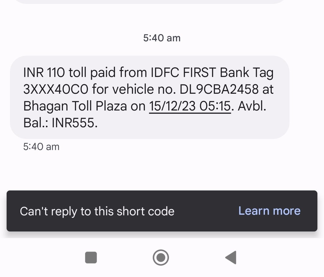 Dear @parkplus_io is inform you that suddenly amount has deducted from #FastTags even without crossing toll. 

Can anyone help me on this