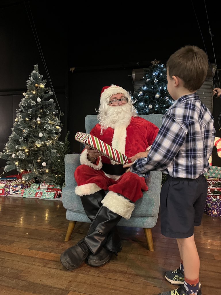 Jingle bells Santa Clause was here….
Or should I say SGT Santa Clause. 

Thank to SGT THWAITES for braving the 40+ degrees in his North Pole attire. 

Thank you very much to WYAC for  supplying the whole town of Wyndham with Christmas gifts and the wonderful setting. #fb