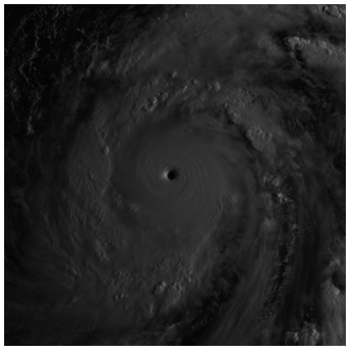 Carl225126302's tweet photo. Updates on AI-VIS:

Our model now enables us to adjust the virtual solar zenith angle (SZA) and solar azimuth angle (SAA). The following images of Typhoon #Bolaven at nighttime are generated using the same IR input. https://t.co/Wv6eO5jelx
