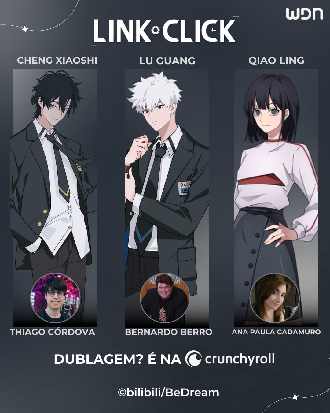 Crunchyroll faz um anúncio de dublagem de 4 animes - AnimeNew