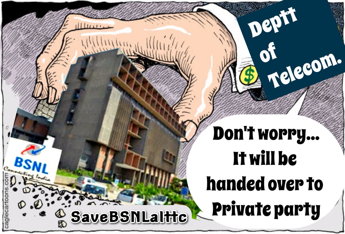 Naman_BKN's tweet image. #savebsnlalttc
BSNL’s Ghaziabad Training Centre on 83 acre land worth Rs.6000 crore,  transferred to BSNL by the Union Cabinet being grabbed by the DoT. We demand PMO intervention.
@PMOIndia 
@AshwiniVaishnaw
@DoT_India
@neerajmittalias
