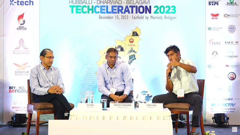 At the Hubballi-Dharwad-Belagavi Cluster 2023, the panel discussion on “Innovations Unplugged: Charting the Future of ESDM in Emerging Clusters” explored challenges and opportunities in the electronics sector. 
#Techceleration2023 #ESDM #Innovation