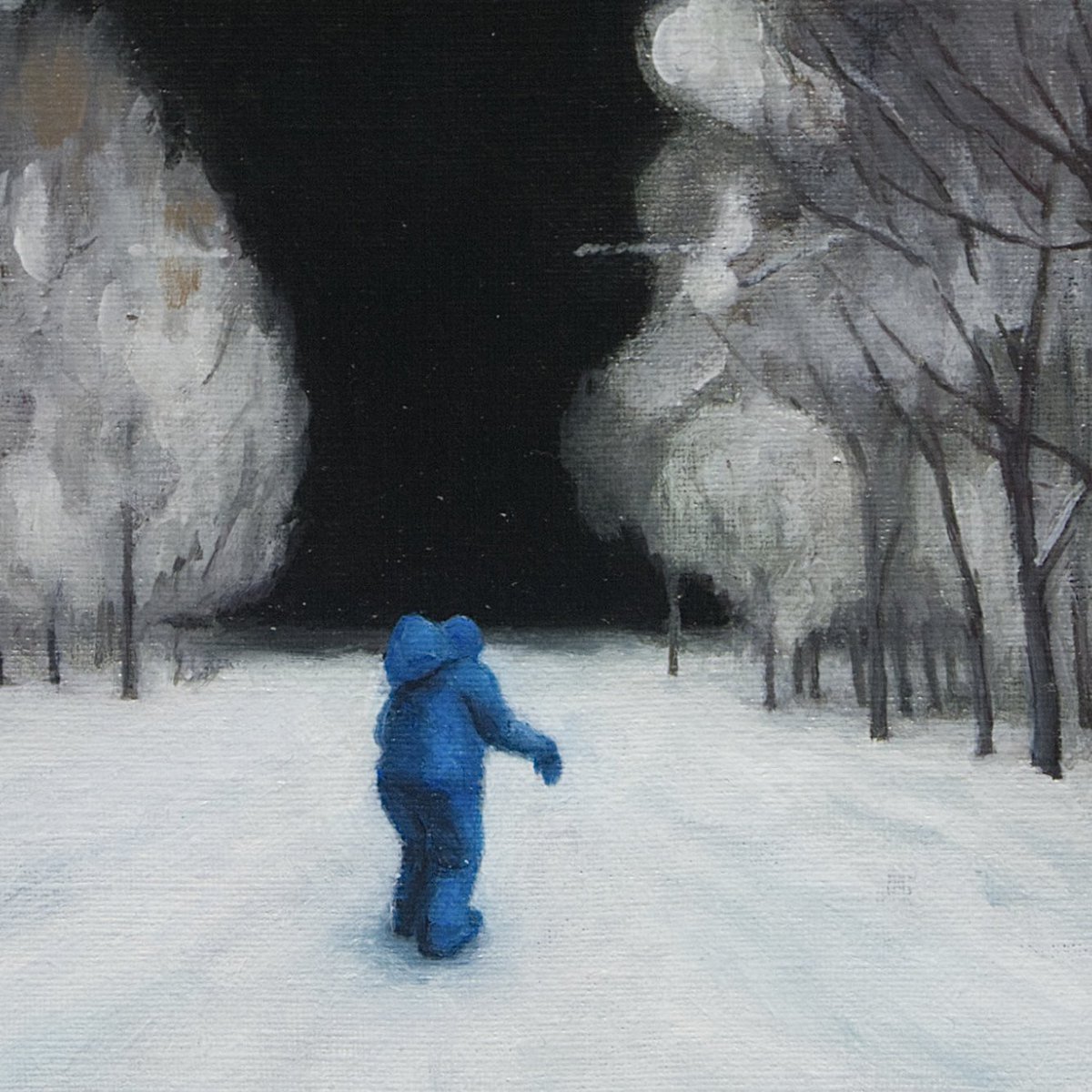 hattoriatsuhiro's tweet photo. 個展「旅の途中」出品作品。
星の残る夜に紙飛行機を/273x273mm/Oil on Canvas

#art #paintings #服部篤浩 #油絵 #絵画 #アート https://t.co/LJvZtTS0lF
