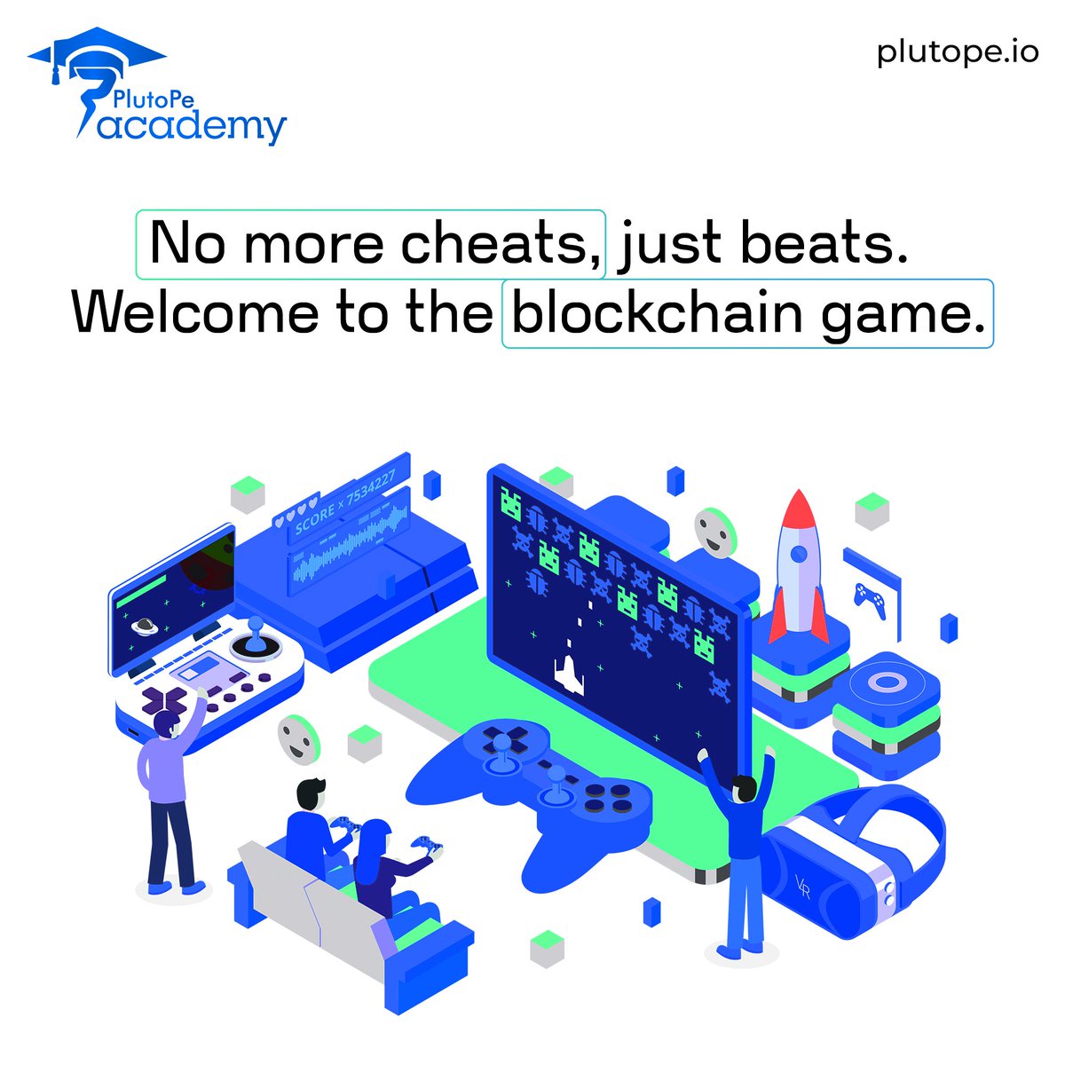 PlutoPeAcademy's tweet image. Picture yourself playing your favorite game, where each player keeps score on a separate piece of paper ✏️. Similar to that, but for EVERYTHING—votes, money, even who owns your house—is blockchain! 

The magic is here 🦄:

No more secrets: Cheating is not permitted because…