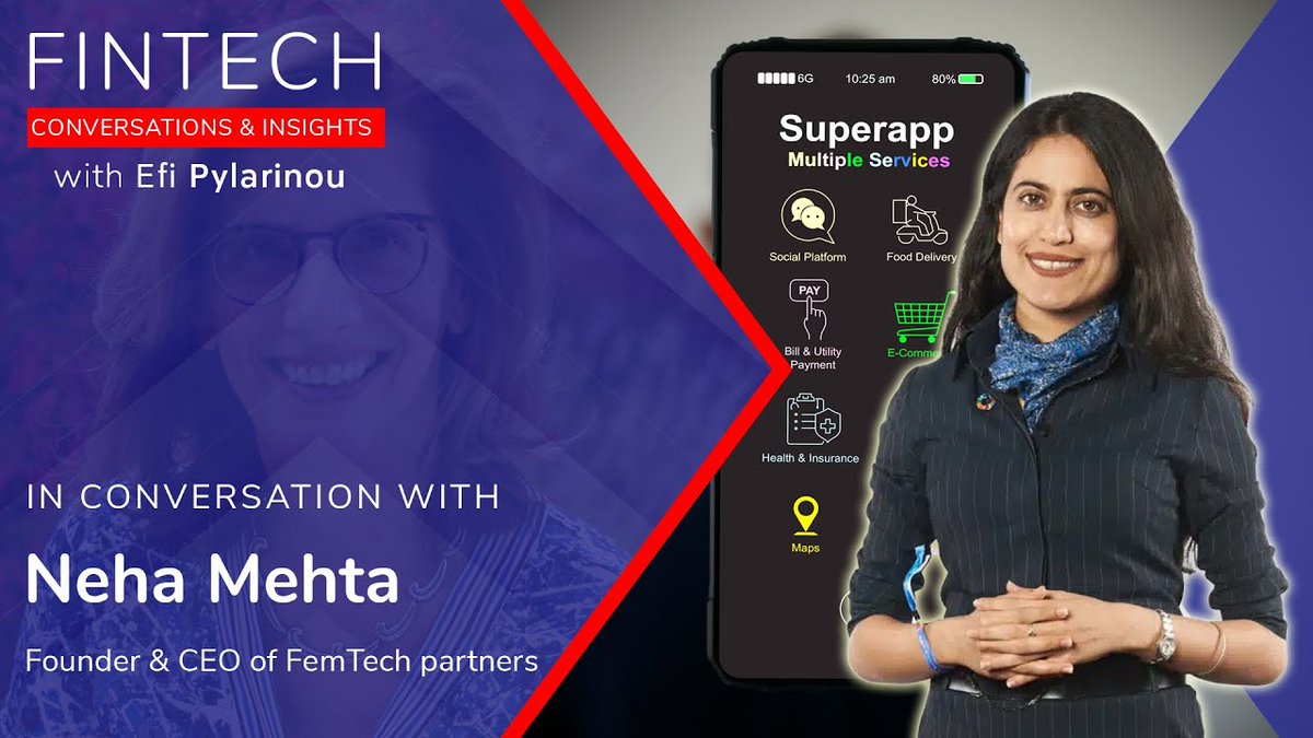 This week`s 𝘾𝙤𝙣𝙫𝙚𝙧𝙨𝙖𝙩𝙞𝙤𝙣𝙨 & 𝙄𝙣𝙨𝙞𝙜𝙝𝙩𝙨 is w/ @NehaaMehtaa and @efipm on Neha's book: One Stop ` SuperApp Mania Is Gaining Popularity` Enjoy 👉 youtu.be/9Dcpj8W9650?si… #superapps #fintech @sanjeevk_k @Shi4Tech @psb_dc @helene_wpli @Xbond49 @BetaMoroney
