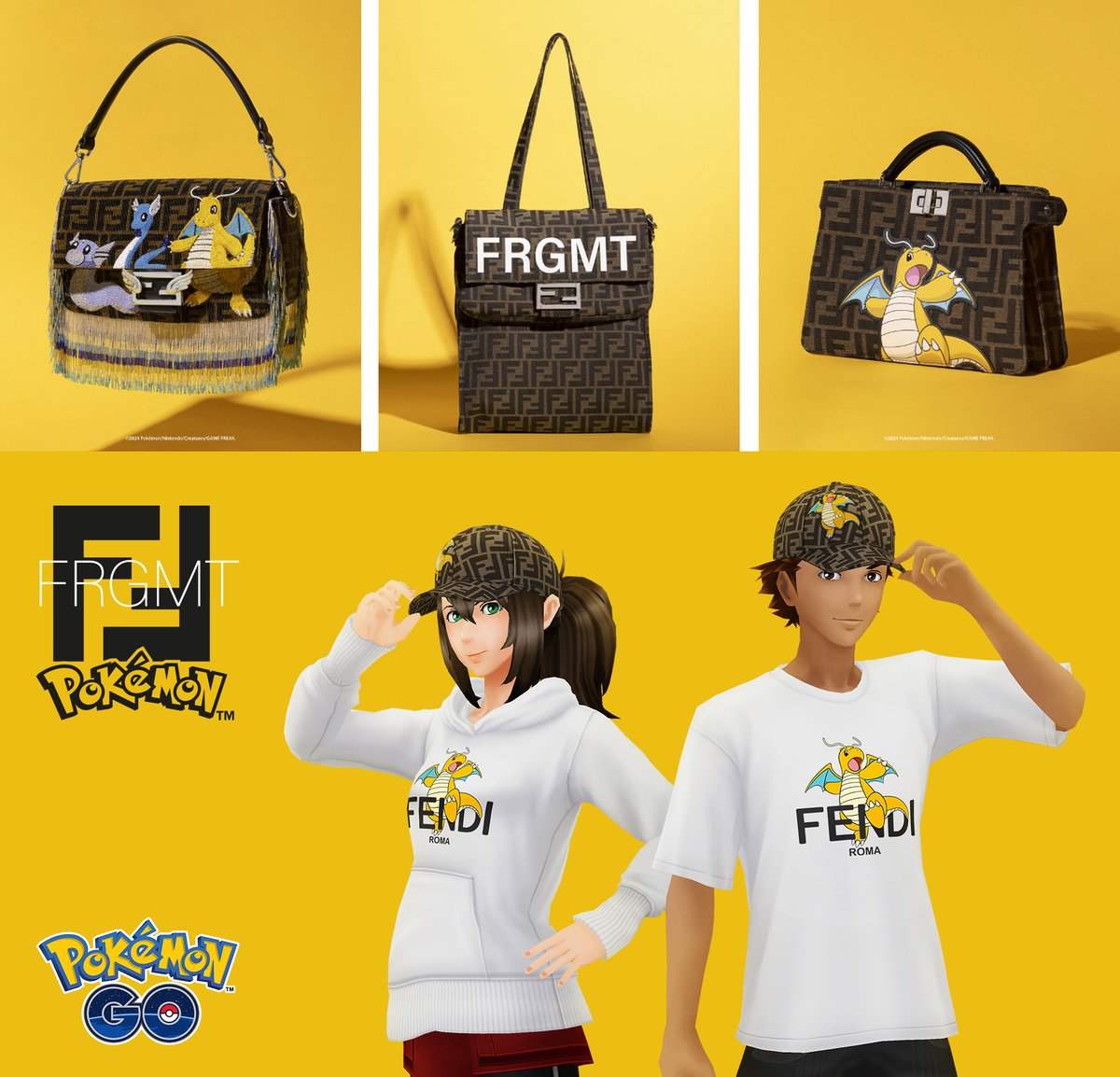 フェンディ×藤原ヒロシ氏×ポケモン 《FENDI x FRGMT x POKEMON