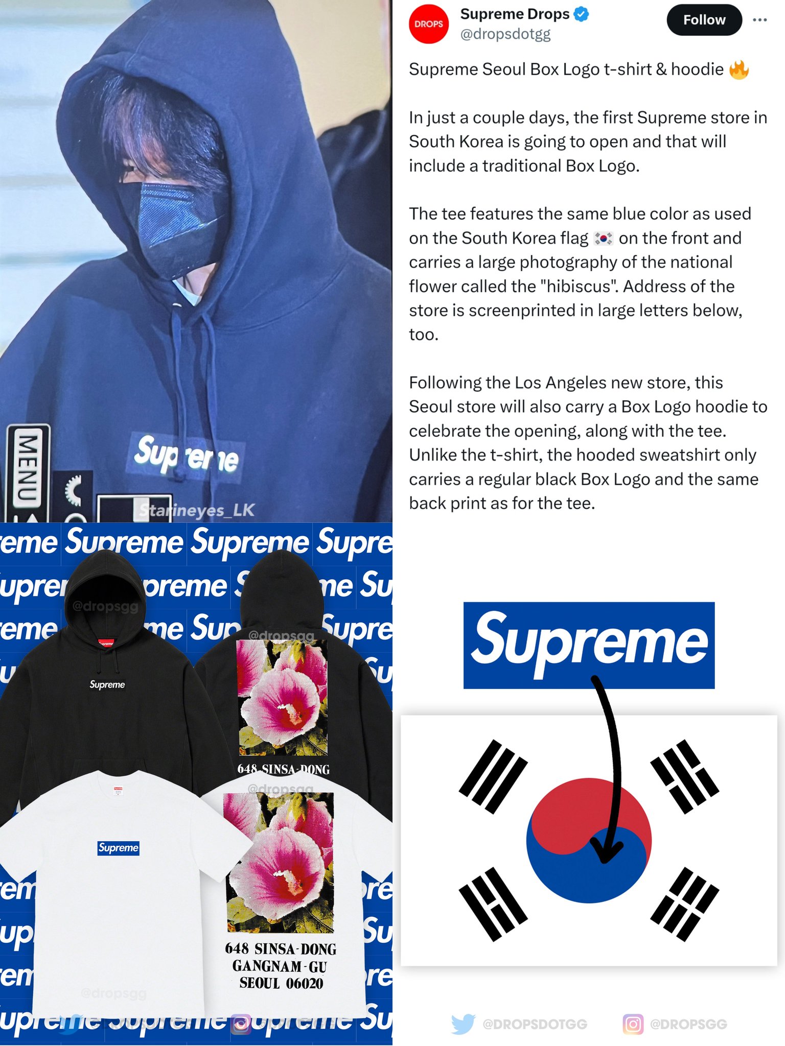 Supreme korean hoodie online