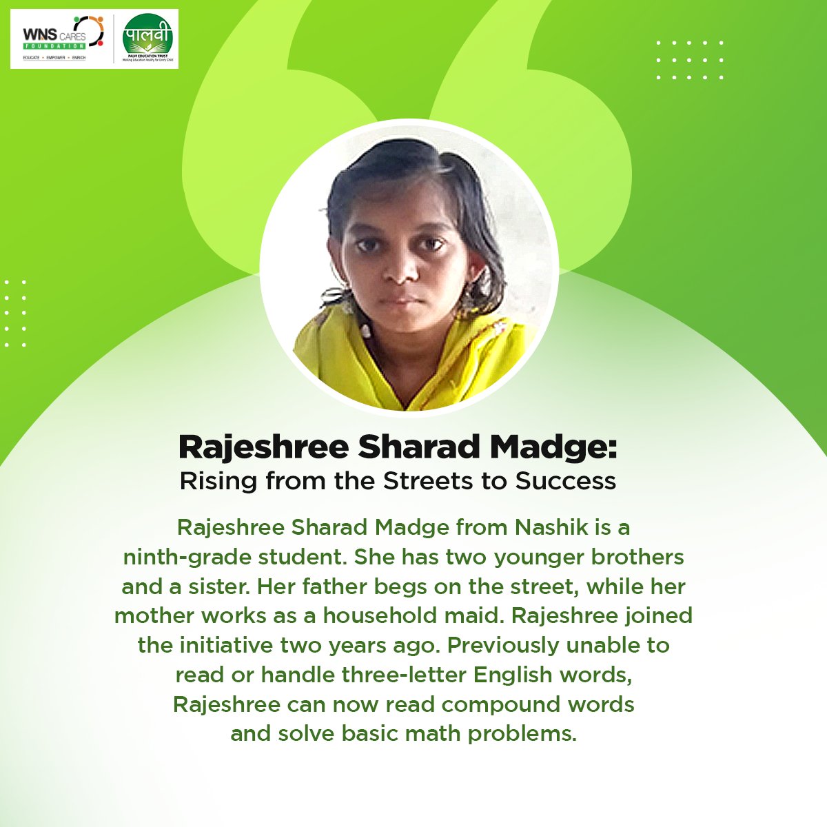 WnsWcf's tweet image. #WCFMobileLibrary is aimed at providing creative and inclusive space for marginalized children. Rajeshree’s inspiring journey is an example that access to education can make everything possible. #LearnWithWCF #YoungReaders #InspiringKids #SuccessStories