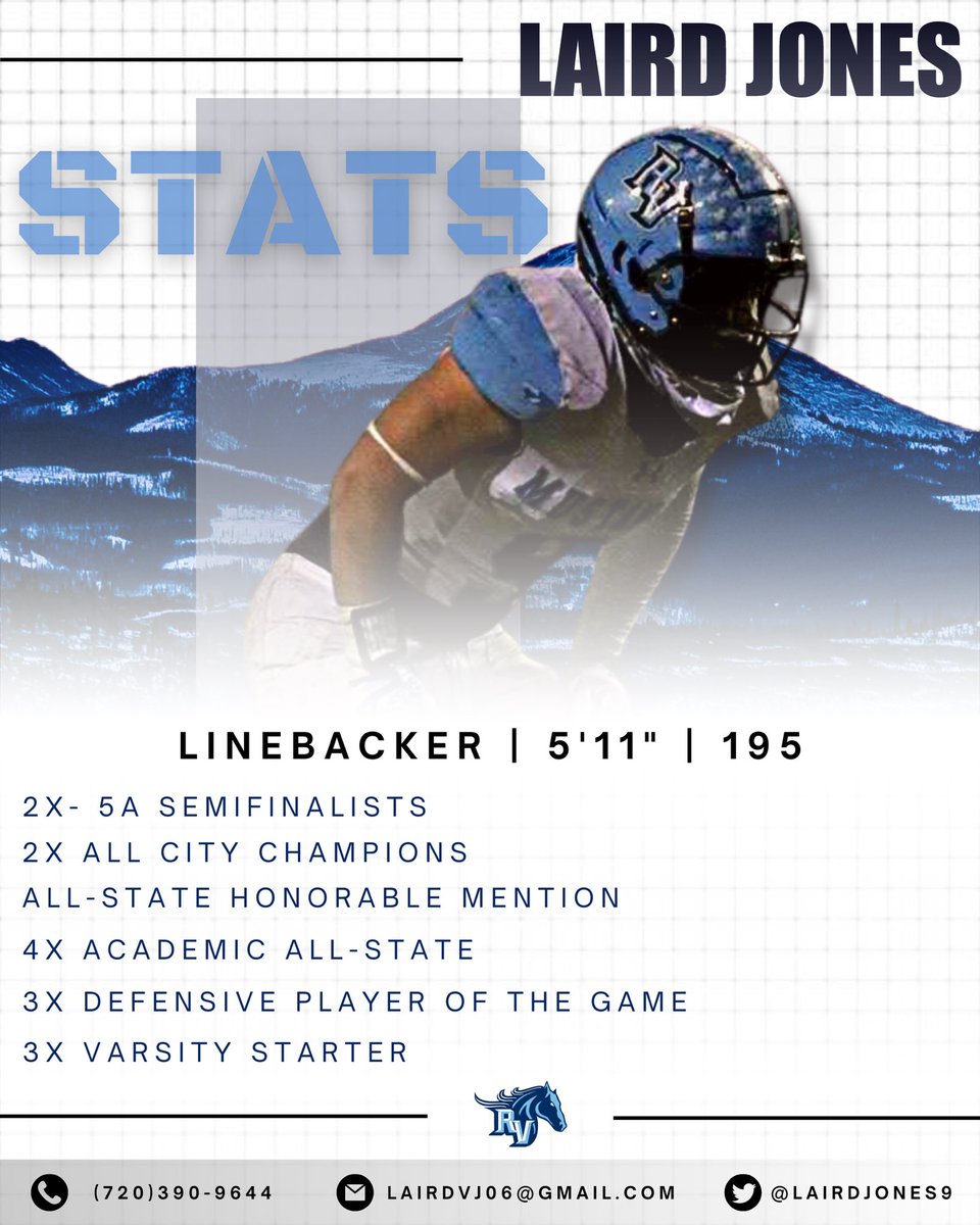 Laird Jones (@lairdjones9) on Twitter photo Laird Jones LB/RB Class of 2024 Senior season Highlights —>hudl.com/v/2MeEQk <a href="/FootballRalston/">Ralston Valley Football</a> Laird Jones LB/RB Class of 2024 Senior season Highlights —>hudl.com/v/2MeEQk <a href="/FootballRalston/">Ralston Valley Football</a>