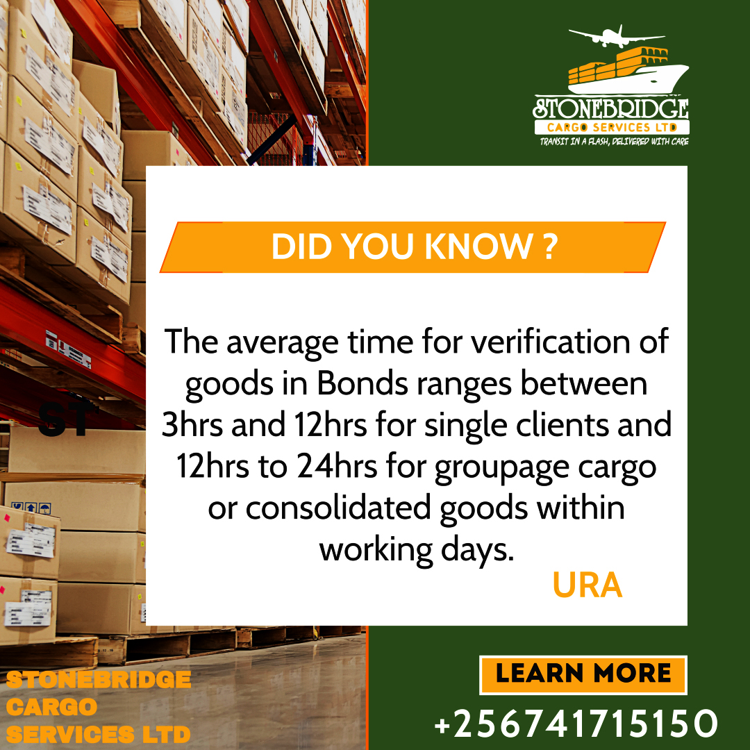 Discover the intricacies of goods verification and elevate your understanding with Stonebridge. Your go-to partner for comprehensive insights into the world of bonded shipments. 🚢🌍 #GoodsVerification #LogisticsInsights #StonebridgeCargo #ura_ug