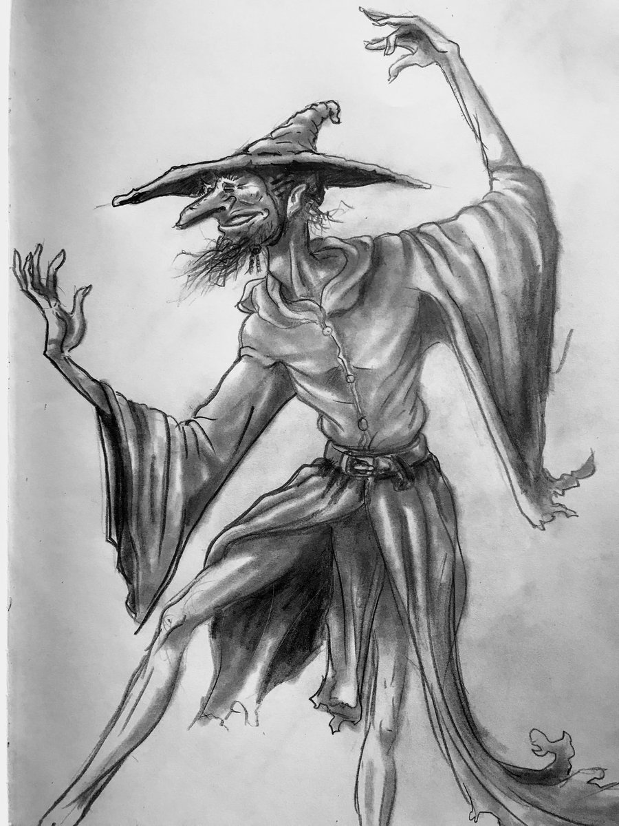 This wizard is not homeless or creepy.