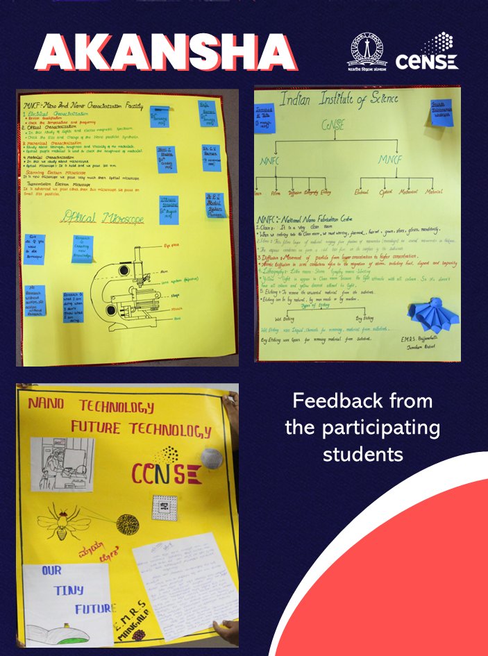 Akansha - Nov 2023 @CeNSEatIISc, @iiscbangalore ! Absolutely delighted to have hosted thirty Class XI girl students from Ekalavya Model Residential Schools in Tumkur, Chamrajnagara, and Kodagu districts. #ruraldevelopment #karnataka #ruraleducation #STEM #cense #censeimpact