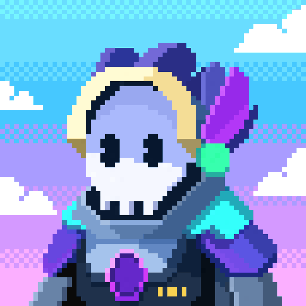 Picopops's tweet image. Gm! 💜✨
-
Intergalactics pixel version owned by @_kuse