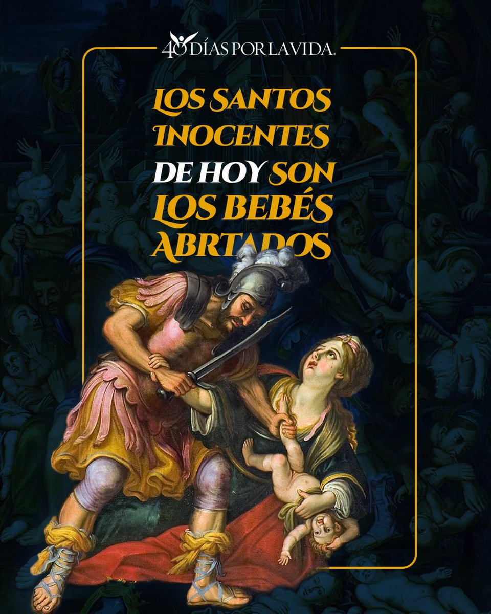 Hoy tenemos la oportunidad de salvar vidas y almas de nuestros tiempos que están en peligro de ser asesinados por el aborto en nuestras localidades uniéndonos hoy en oración y ayuno y en la próxima campañas de 40 Días por la Vida.

🙏#40DíasPorLaVida #ElPrincipioDelFinDelAborto