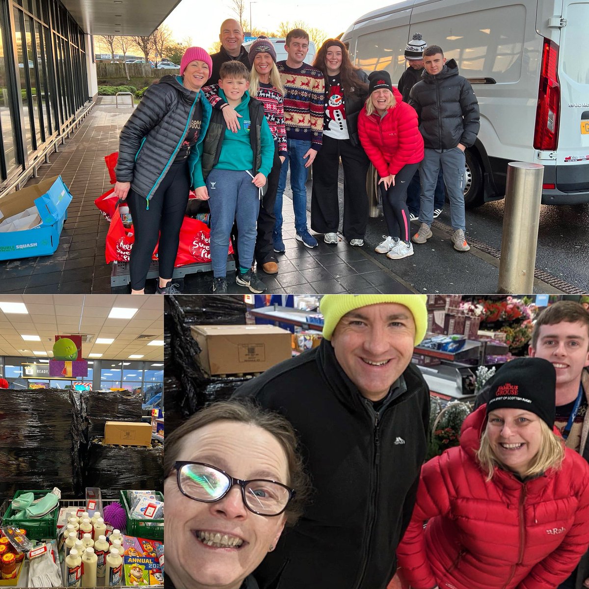 And so it’s started….yesterday we picked up 6 pallets of food with Connected Communities PSG and Fa’side. This will be processed ready to distribute to over 430 families in East Lothian next week!

#FestiveProvision #HealthyHappyCommunities