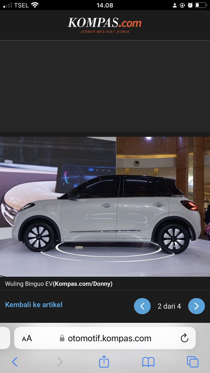 indyyuslima's tweet photo. Mobil listrik baru Wuling Binguo EV memiliki panjang 3.950 mm, lebar 1.708 mm, dan tinggi 1.580 mm, serta jarak sumbu roda 2.560 mm.

#WulingBinguoEV https://t.co/dZDVlBbZ8R