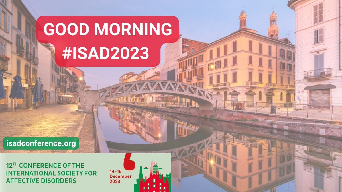 ☀️Good morning from the Day 2 at #ISAD2023

Today we start with Symposia. Check out the agenda for details.  

Join the sessions at 09:00. 

Today’s agenda 📌 bit.ly/47KUM2n