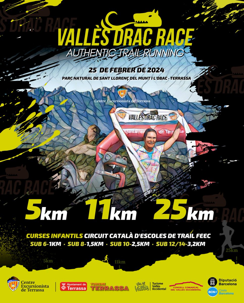 VallesDracRace's tweet photo. 🐲💥El Drac surt de la cova💥🐲
🔔INSCRIPCIONS OBERTES 🔔
Arriba el dia més esperat pels amants del #Trailrunning ⛰️👫

#Etiqueta al teu amic, #comparteix amb la teva amiga, fes #click a m'agrada, perquè avui dia 15 de desembre obrim inscripcions.

 https://t.co/w7ntCmG4qO https://t.co/5gQpNUingM