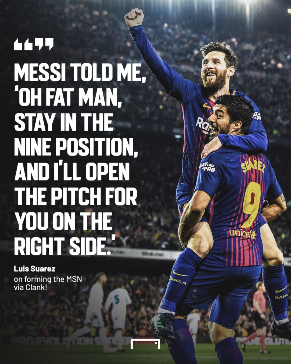 goal's tweet photo. How Lionel Messi made the MSN click at Barcelona 🤣 https://t.co/fdbrWMI3K7