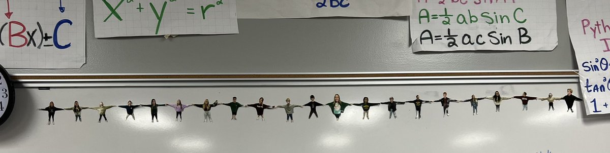 One of my classes made this as a Christmas gift, our class linked together hand in hand.  I think it symbolizes way more than they know. Love being part of <a href="/WillisSchools/">Willis ISD</a> and cherish each of my students! 💞