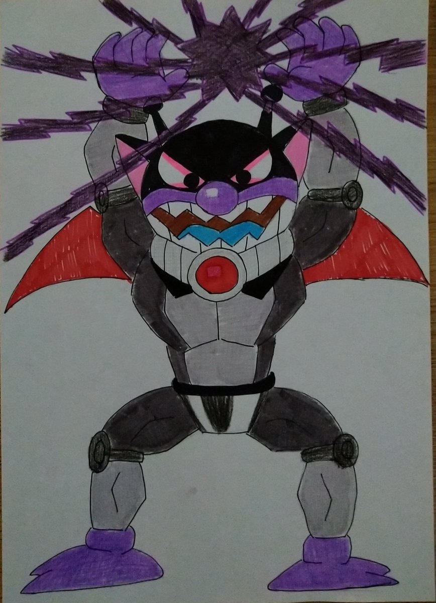 ブラックばいきんまん」は、描いていないけど。 自分なりのイメージ画