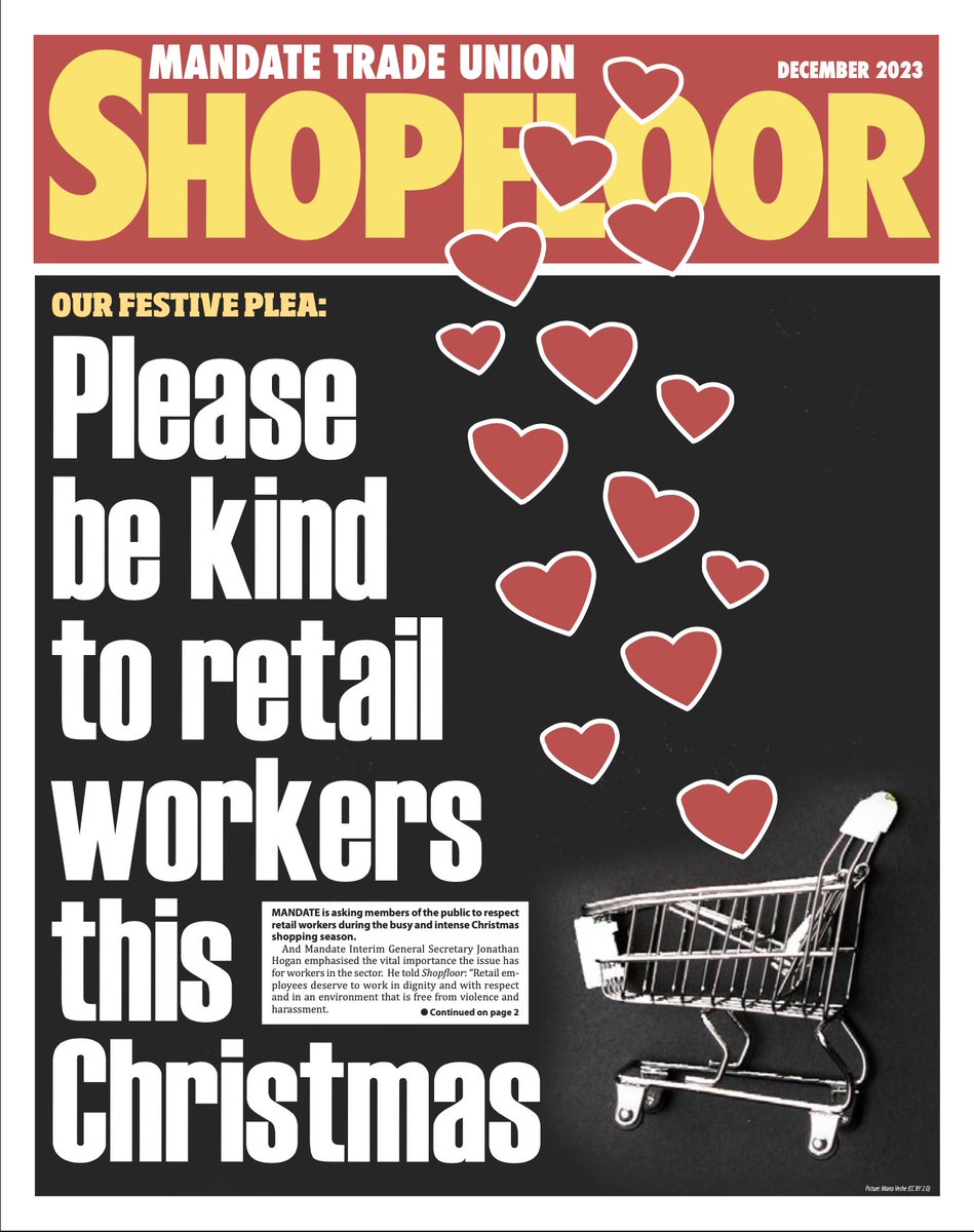 This edition of Shopfloor includes articles about Budget 2024, Dunnes Stores, Tesco, Amazon, Palestine, Sub-minimum rates of pay, and much more... Online: tinyurl.com/Shopfloor2023 PDF: tinyurl.com/ShopfloorPDF23