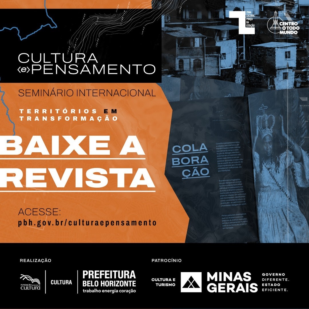 Acesse aqui: tr.ee/7AKCaDYH9Q
#belohorizonte #culturaepensamento #revista #publicações #cidade #patrimônio #juventudes #economiadacultura #Urbanidade #pbh @fmcbh