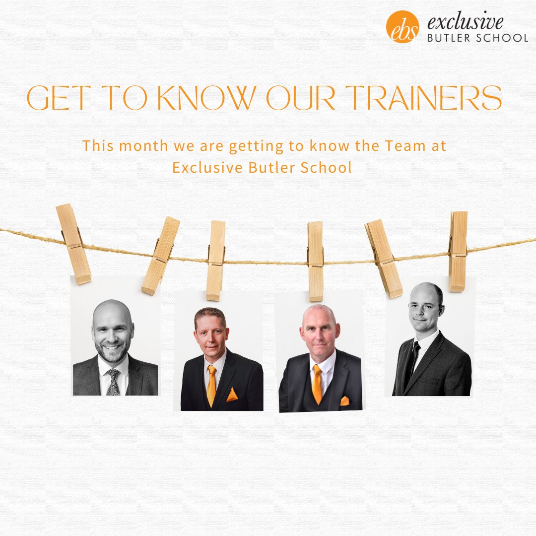 This month we are getting to know our Butler Trainers! 👀 #gettoknow #meettheteam #butlers #ebs