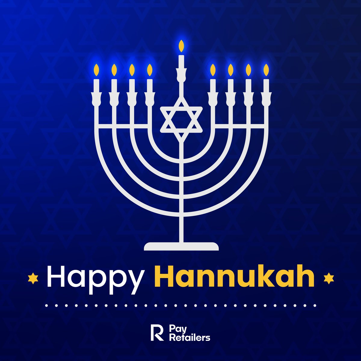 As Hanukkah lights fade, the @payretailers team extends heartfelt wishes for peace, health, happiness, and prosperity in the coming year. 

Thank you for being a part of our journey! 🕎✨ 

#Hanukkah #ClosureWishes #PayRetailers #PaymentGateway #CrossBorderPayments #LatAm