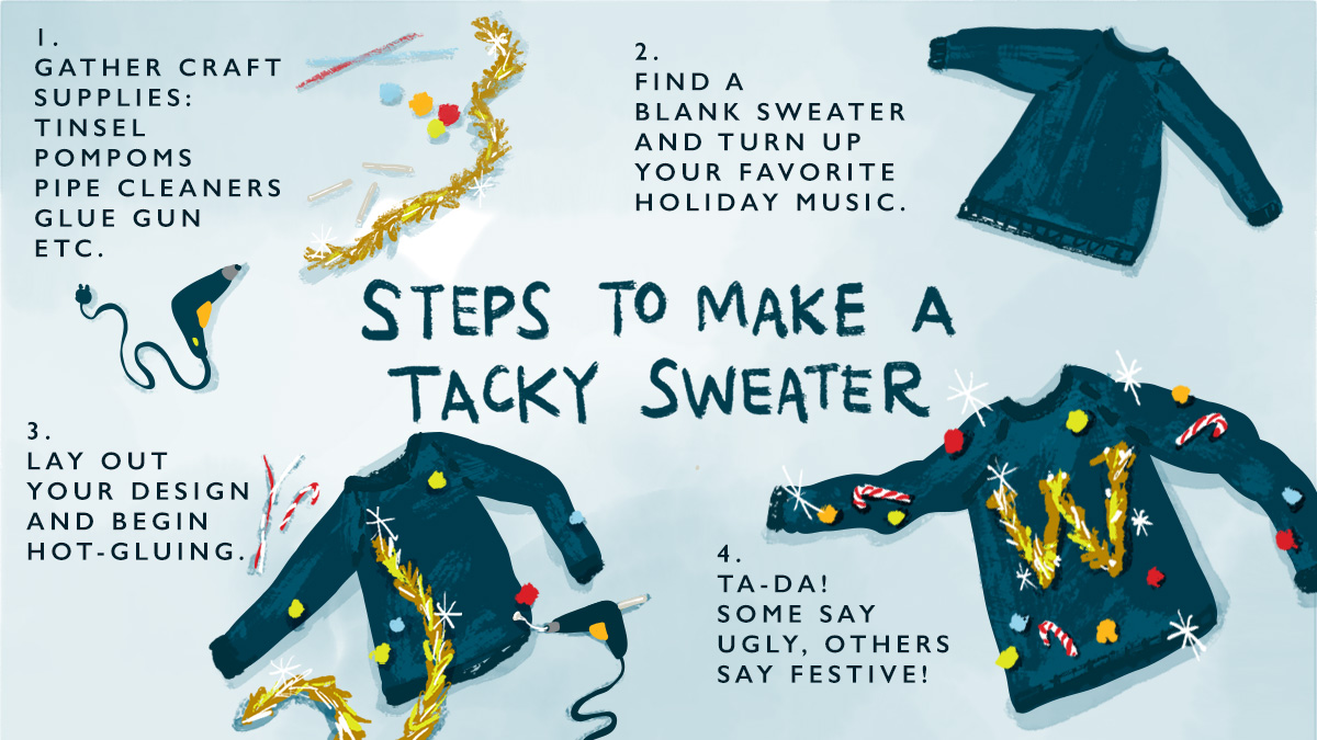Celebrate #UglySweaterDay with us, Walden-style!