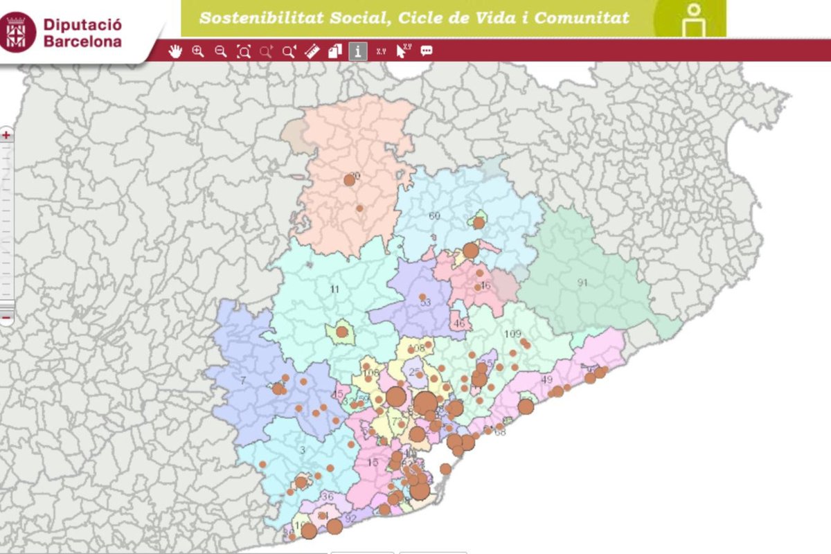 📢🆕A la #IDEBarcelona de la <a href="/diba/">Diputació de Barcelona</a> incorporem un nou visor #SITMUN amb recursos i serveis d’atenció a les persones #sensellar o en situació d’#exclusió residencial.
🗺️bit.ly/41mVPTk
+ ℹ️ bit.ly/3v0alUV

#ServeisSocialsDiba #sensellar #som311