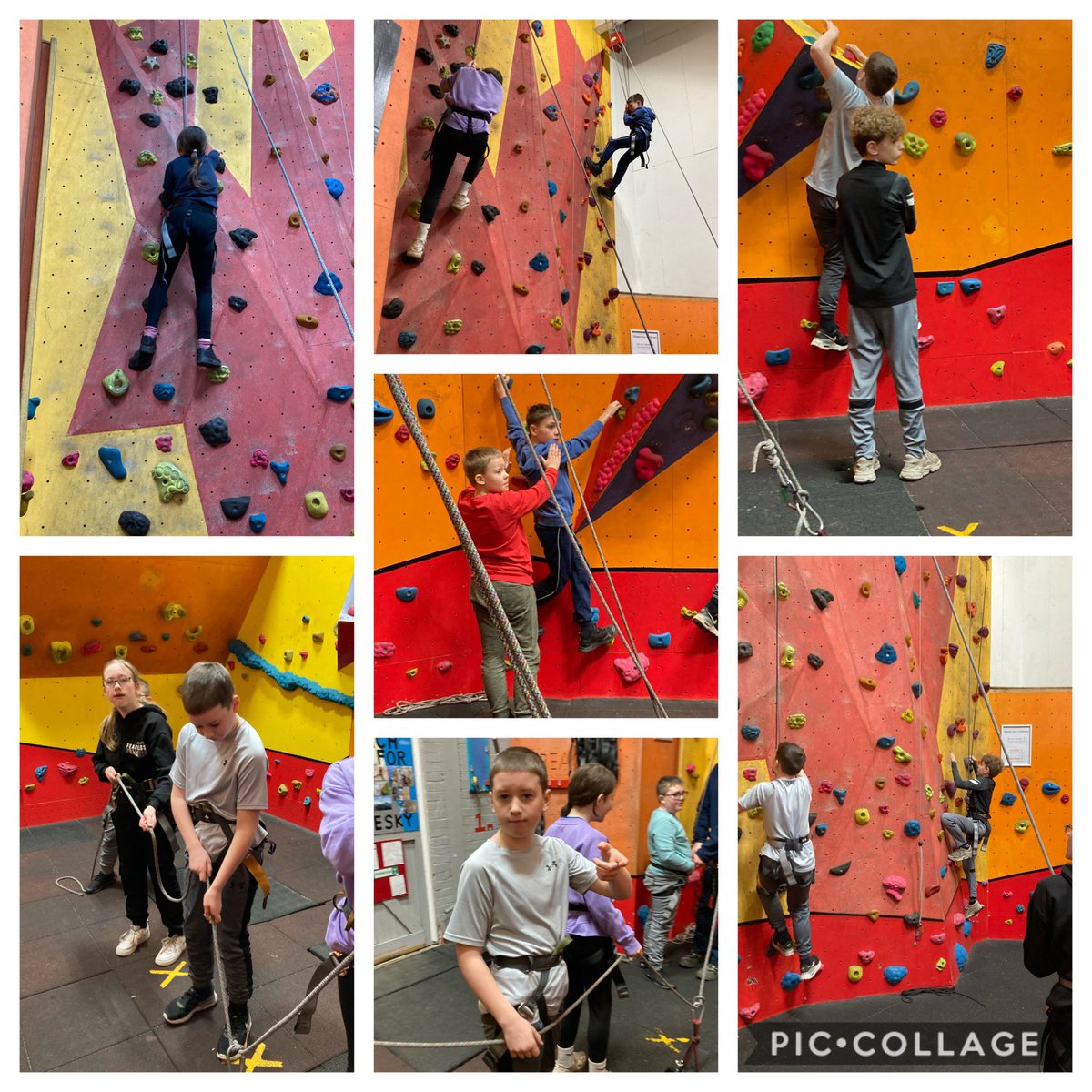 It’s sadly our final activity at Robinwood and Mountain Team are savouring every last minute 🧗@StJosephStBede