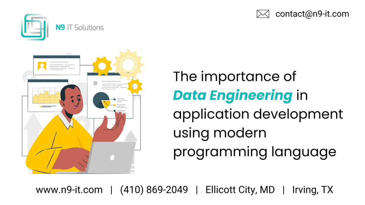 Data engineering plays an important role in the era of big data. n9-it.com/blog/the-impor… #webdevelopment #codinglife #softwaredeveloper #linux #programmingmemes #webdesign #programmers #programminglife #php #dataengineering #meachinelearning #devops #jenkins