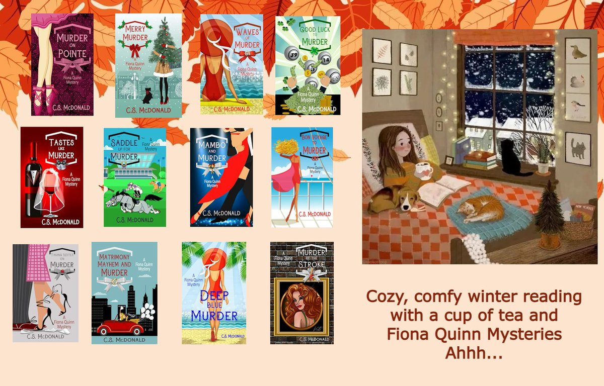 #FionaQuinnMysteries🕵️‍♀️>> What a great break from the holiday chaos. Unputdownable whodunits you're sure to love. Sit down with a cuppa☕️ with Fiona and the gang! Find all TWELVE books here: amzn.to/3n4P8mf Hey! They're on #audiobooks too> adbl.co/2u7S59l