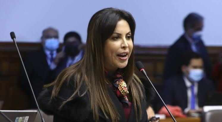 Patricia Chirinos en uno de sus habituales intervenciones en el Pleno (Foto: Faceboiook