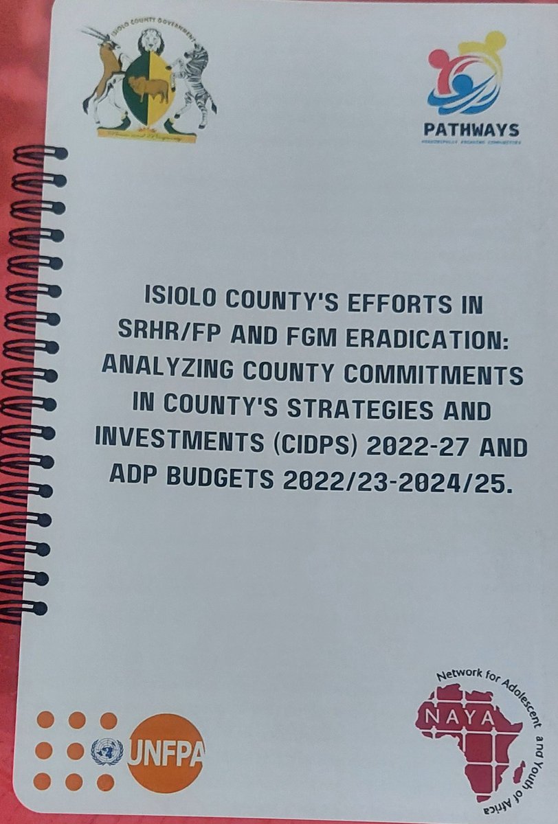 Today, @PublicPathways, with support from @UNFPAKen, launches the comprehensive budget analysis findings for Isiolo County. @MichaelGathoni @Pwagutu @isioloyetu @Z3ituna @PacidaKenya