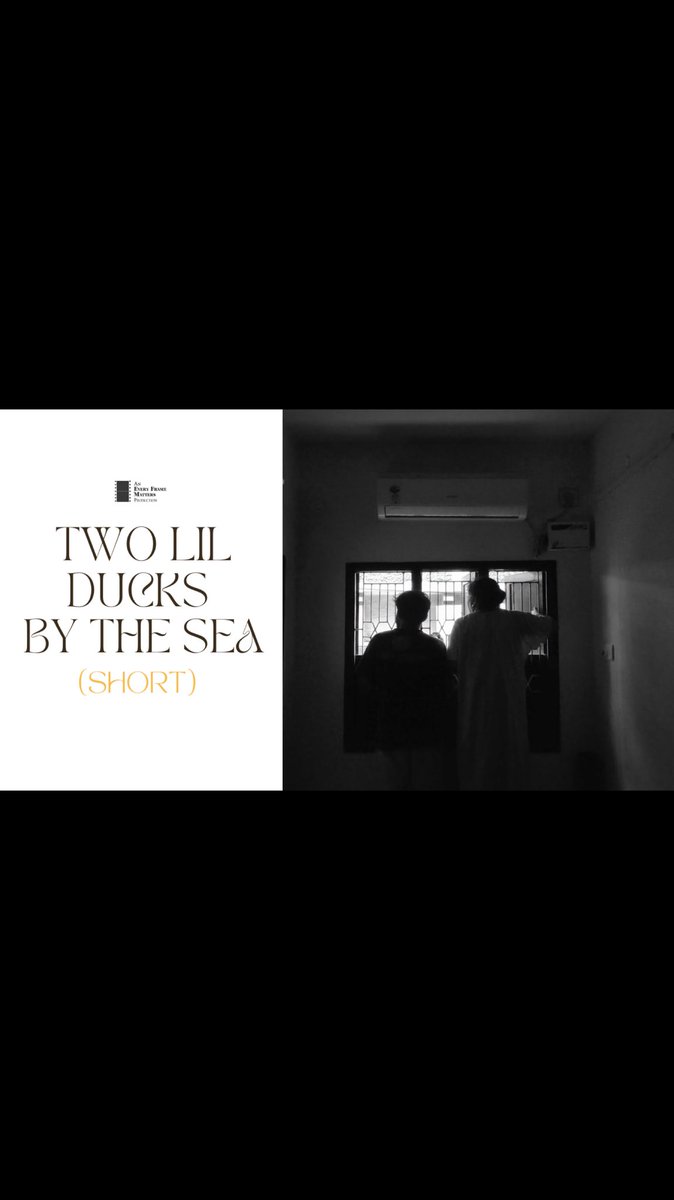 Two Lil Ducks by the Sea short directed by Joshwanth Chris is out now! Hope you all enjoy watching the film🎆 youtu.be/jNiSBoSOgRA?si… Please support the film by sharing around!
