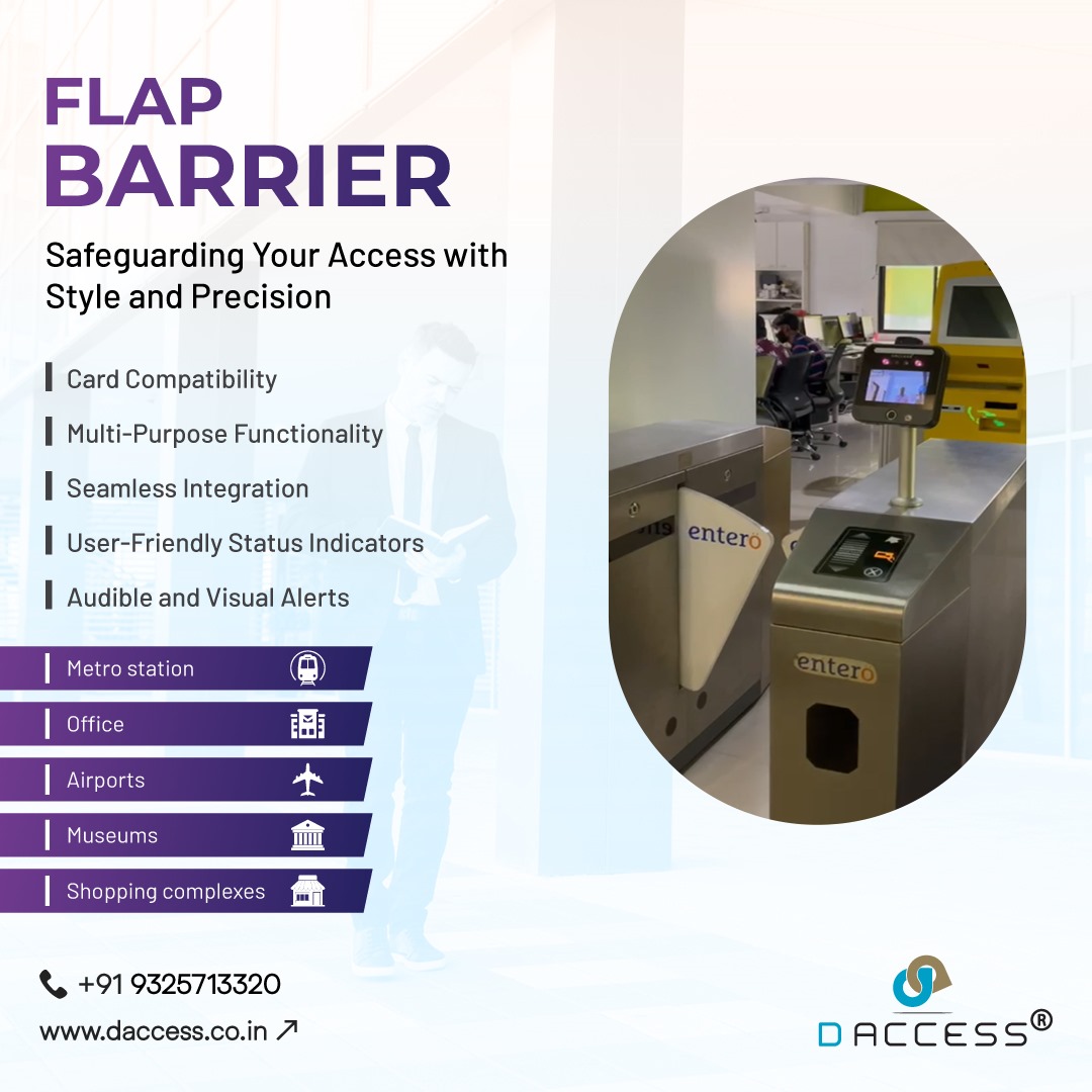 Elevate Security with DAccess Flap Barriers , Where Intelligence Meets Innovation! 🚧🔒

#DAccess #flapbarrier #effortlessentry #seamlessaccess #aitechnology #efficiency #facialrecognition #smartsecurity #secureaccess #aireader #advancedtechnology #enhancedsecurity