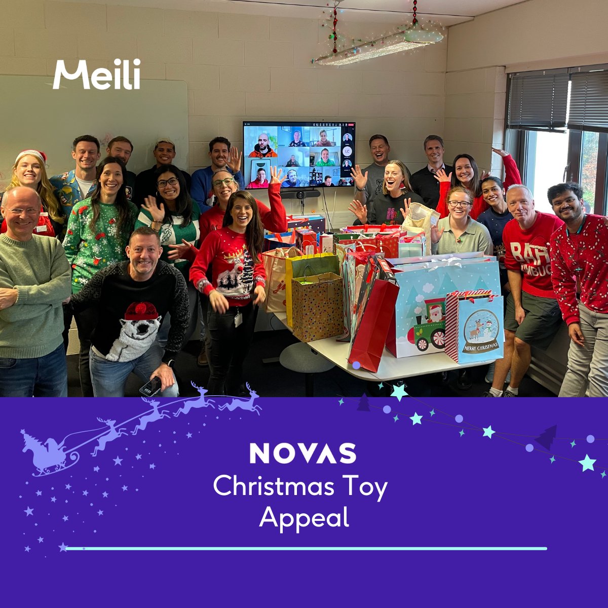 🎄 This year we have partnered with @novasireland , a wonderful Irish charity supporting people experiencing, or at risk of homelessness. Our team took part in the NOVAS Christmas Toy Appeal to ensure everyone gets to experience the magic of Christmas. Wishing everyone a Happy