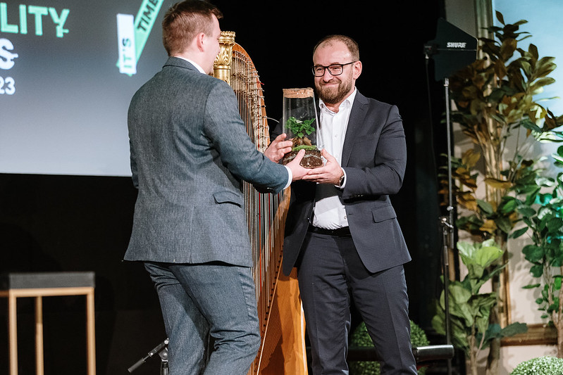 Celebrating Remo Kirss,  Sustainability Ambassador winner in Estonia. He aims to raise awareness and shift mindsets towards sustainable actions, encouraging companies not to be deterred by initial costs and challenges in sustainable initiatives. #bsawinners