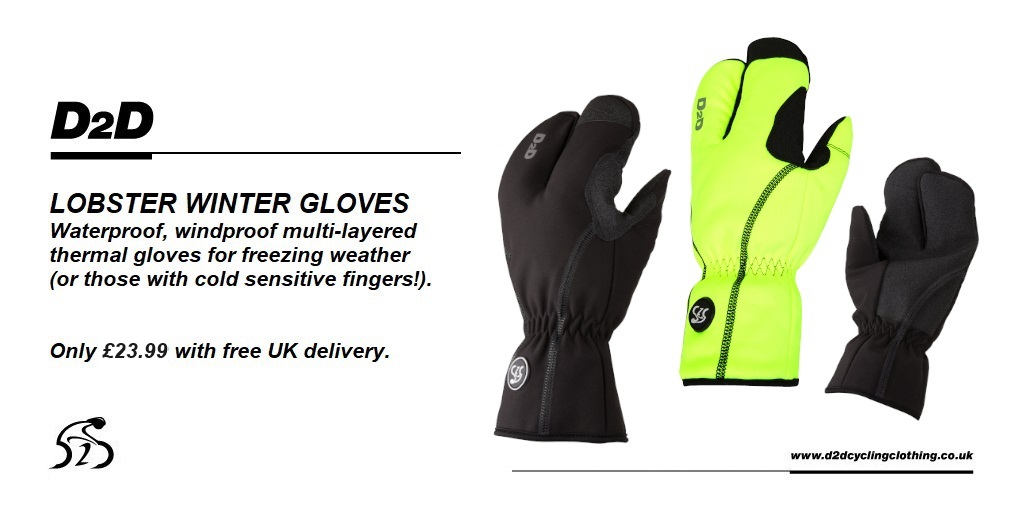 For many people it doesn't matter what gloves they wear, freezing fingers will happen. However, Lobster gloves are about the best cold protection you can give your hands without going battery powered! Website: bit.ly/wsD2Dgloves eBay store: bit.ly/ebD2Dgloves