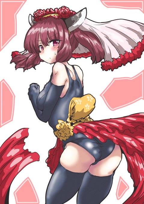 今日の日課はウェディング水着きりたんです